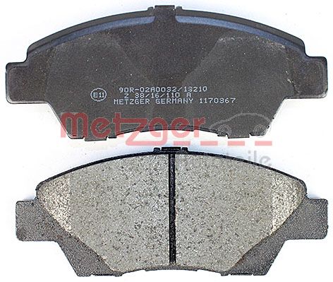 METZGER 1170367 GREENPARTS Bremsbelagsatz, Scheibenbremse